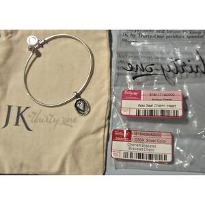 Thirty-One Cherish Bracelet W/ Wax Seal Heart Charm Retired New‎